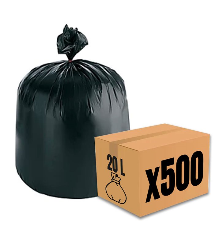 Lot 500 sacs poubelle à déchet Rouleaux de 20L 30L 50L 100L 110L 130L Litres