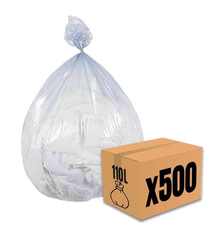 Lot 500 sacs poubelle à déchet Rouleaux de 20L 30L 50L 100L 110L 130L Litres