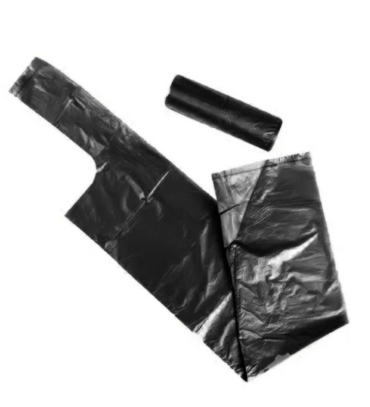 Lot 500 sacs poubelle noirs 110L litres avec anses rouleaux sac à déchets