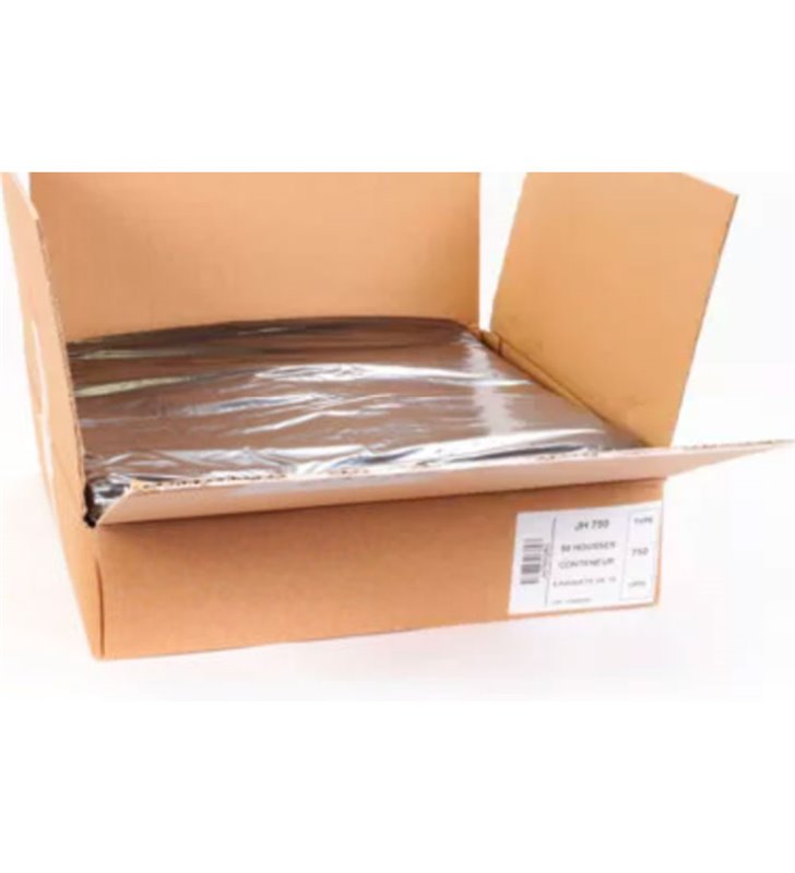 Lot 50 sacs poubelle à déchets Housses de conteneur 500L litres container à ordure