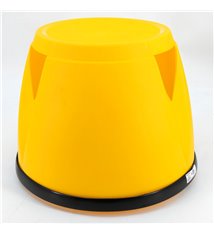 Tabouret marchepied mobile jaune antidérapant 150kg Safetool