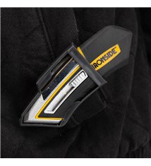 Lot de cutters rétractables Ironside avec poignée ergonomique et rangement à la ceinture