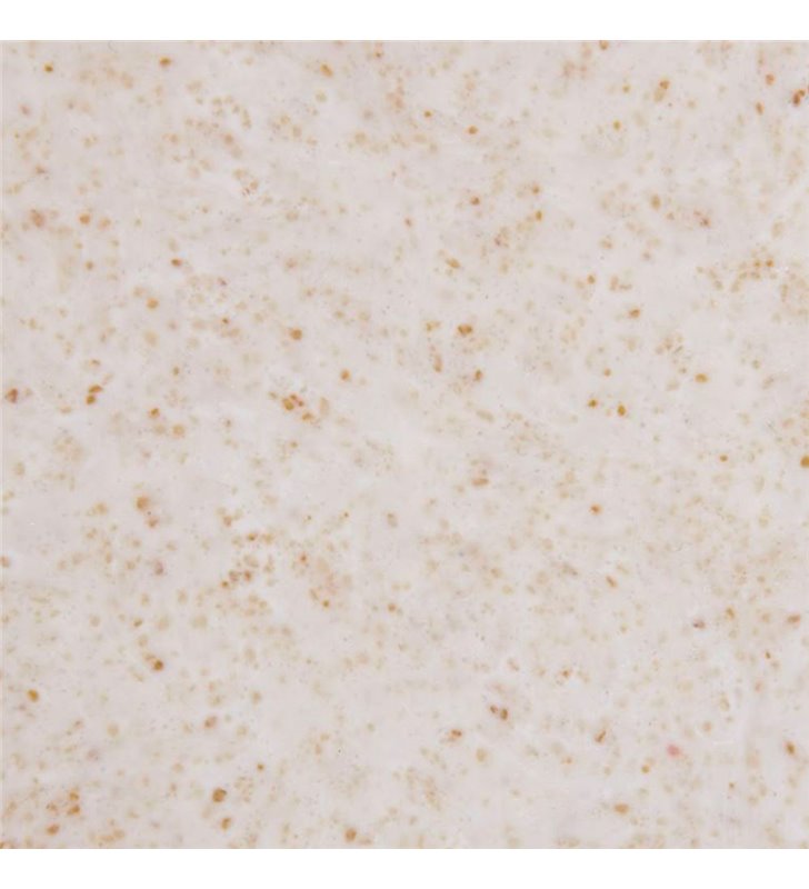 Évier de cuisine rond à encastrer bac en résine minérale sable moucheté 50 x 19 cm
