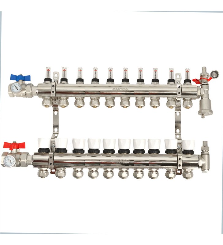 Collecteur plancher chauffant hydraulique Nourrice Comsi