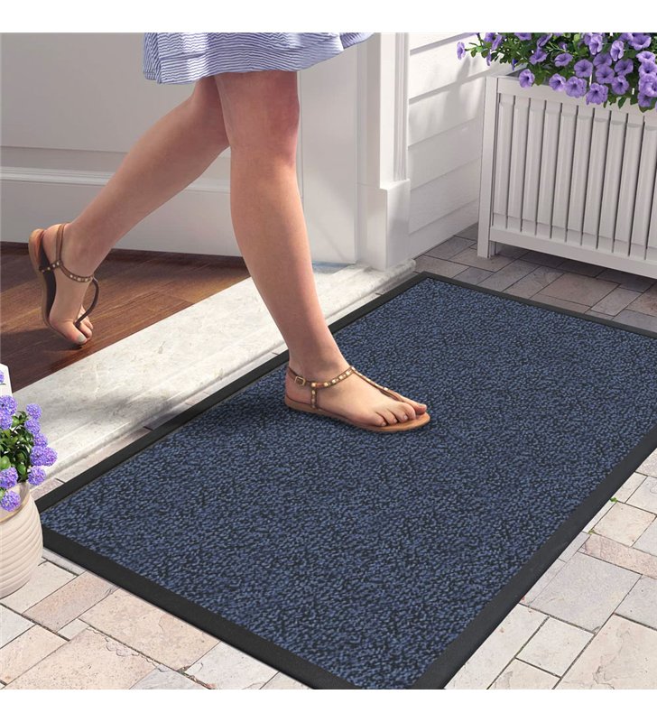 Tapis d'entrée paillasson d'accueil antipoussière