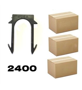 2400 Agrafes tube PER pour plancher chauffant cavalier 40mm Hydro pontet