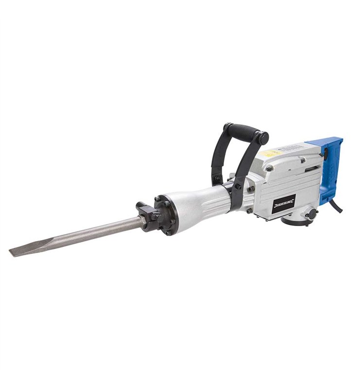 Marteau piqueur électrique 1500W Burin démolition béton Silverline 263570