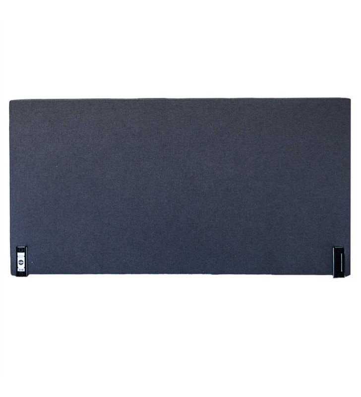 Tête de lit largeur 160 x 80 cm tissu couleur Gris sombre