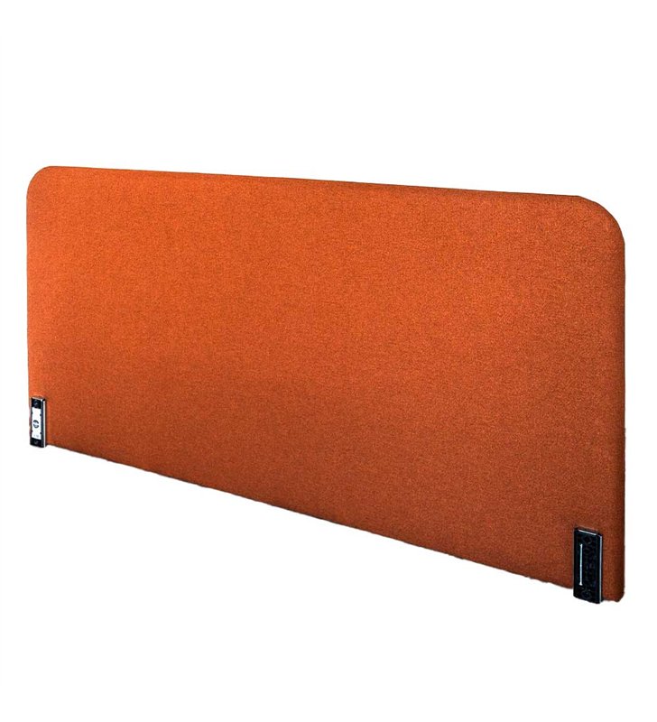 Tête de lit largeur 160 x 80 cm tissu couleur Marron orangé