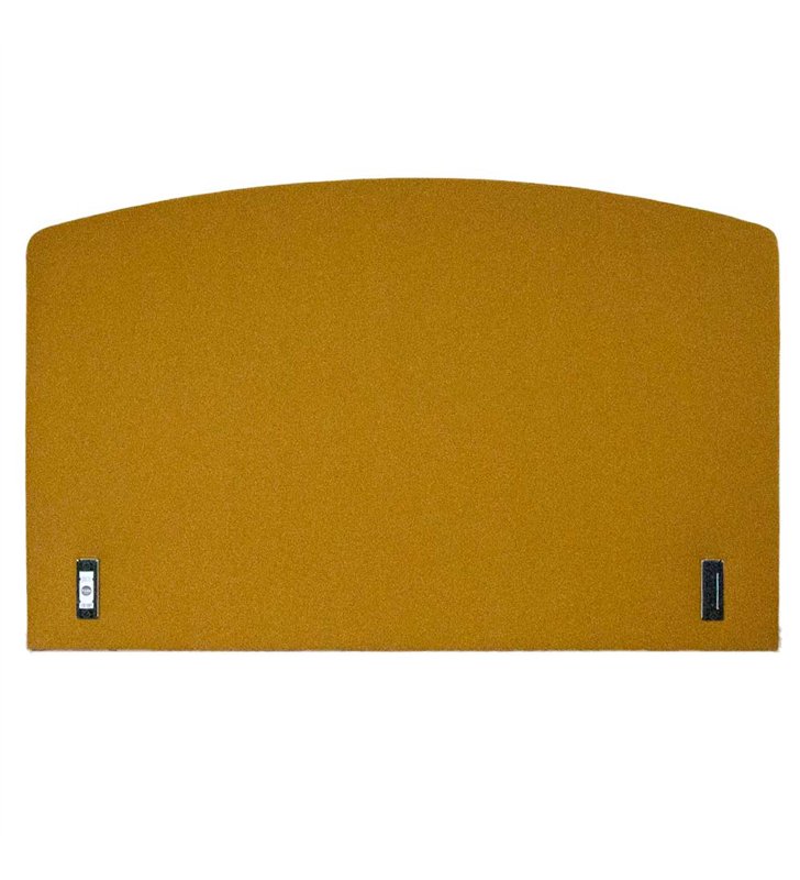 Tête de lit largeur 180 x 110 cm tissu couleur Jaune Moutarde