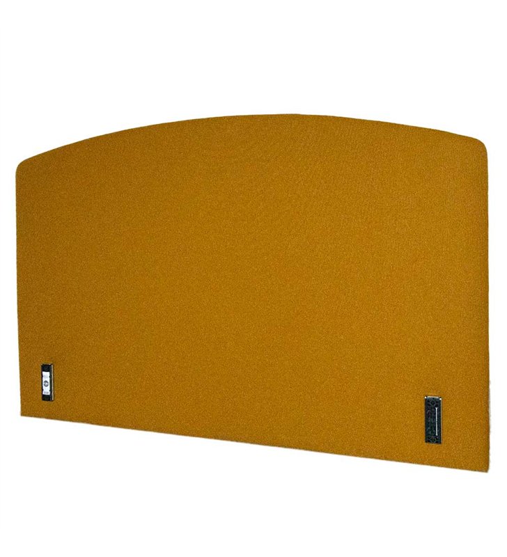 Tête de lit largeur 180 x 110 cm tissu couleur Jaune Moutarde