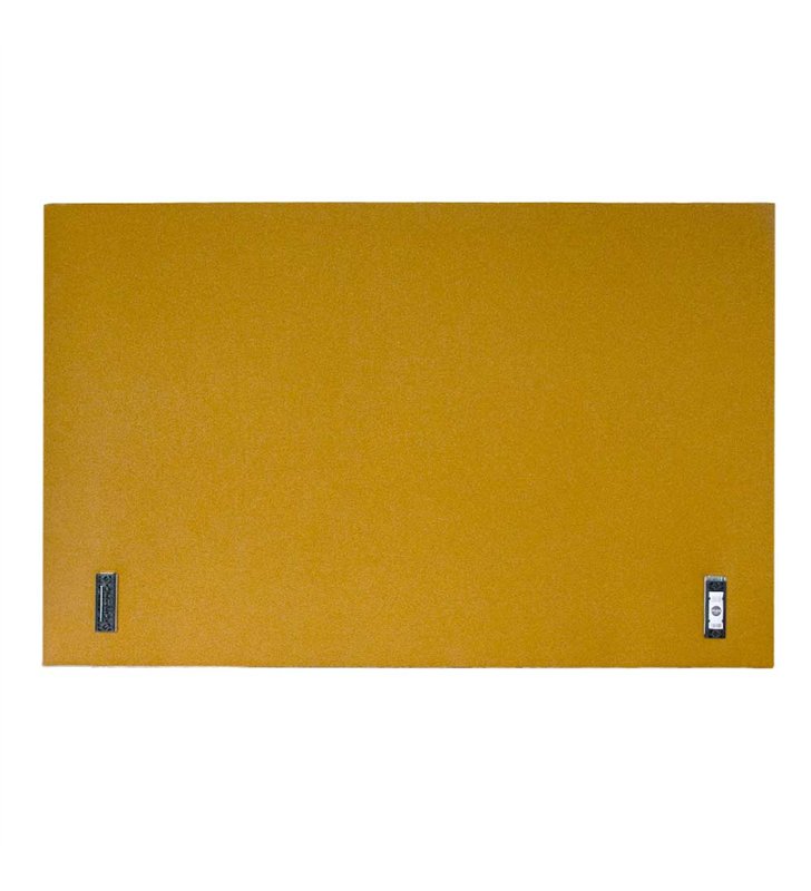 Tête de lit largeur 180 x 110 cm tissu couleur Jaune Moutarde clair