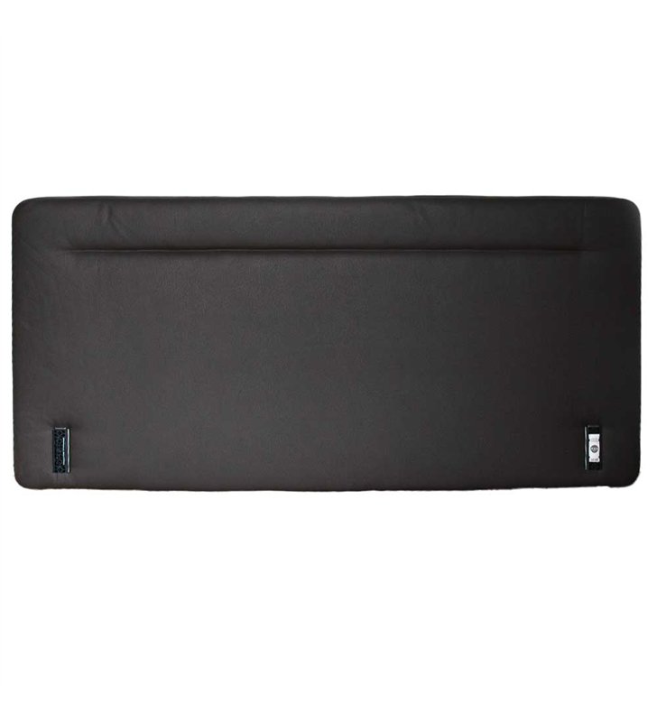 Tête de lit largeur 200 x 90 cm simili cuir Terracotta