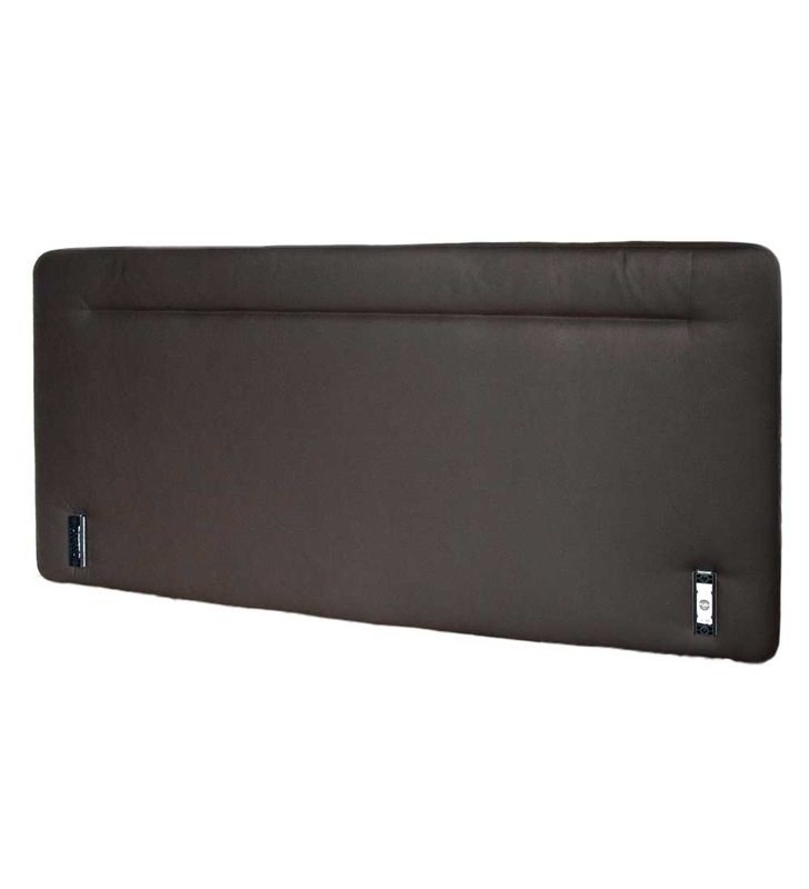 Tête de lit largeur 200 x 90 cm simili cuir Terracotta