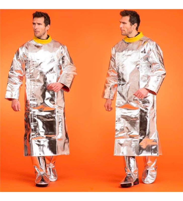 Manteau aluminisé en kevlar gratté doublé proban Veste de protection XXL