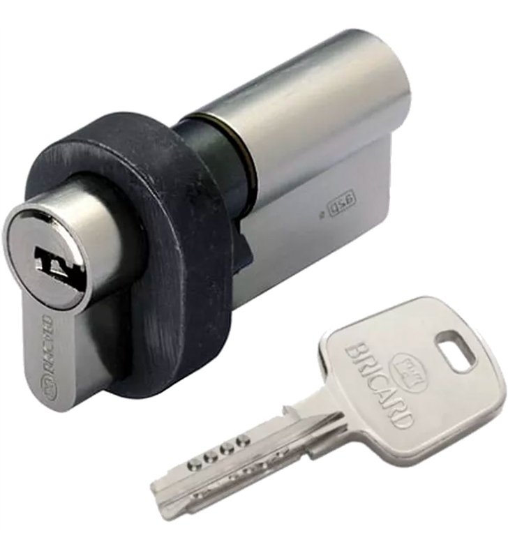 Cylindre serrure avec protecteur 30 x 30 mm PMR haute sécurité 4 clés Serial S A2P 1 BRICARD