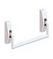 Serrure barre antipanique Bricard 3 points porte sortie de sécurité gauche 900mm Cross Bar blanche
