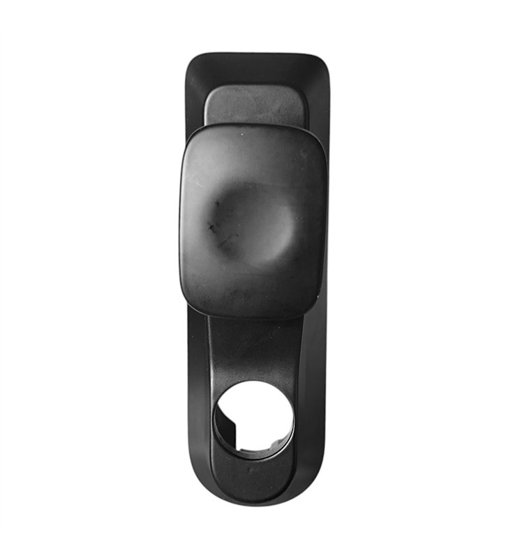 Poignée de porte exterieure Bricard Manoeuvre pour serrure ou barre antipanique réversible Noir
