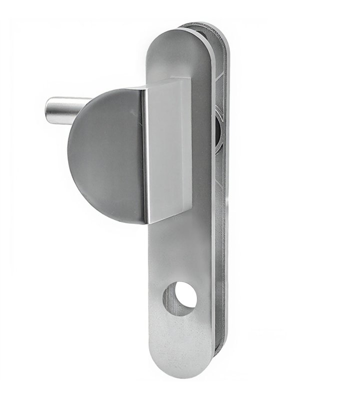 Paire de poignées de porte blindée aluminium Osmose Bricard 234 mm béquille aileron 25 mm