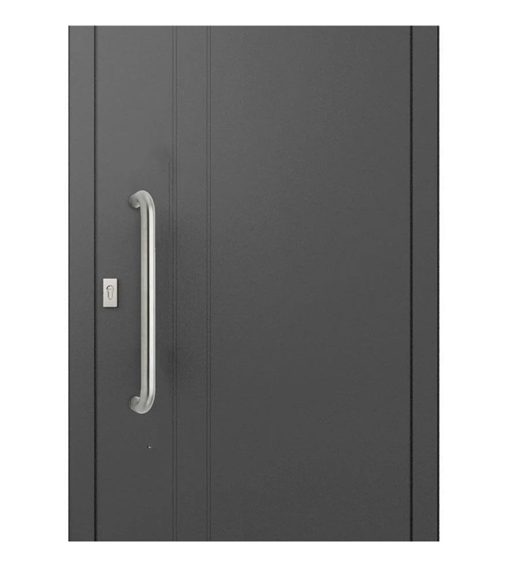 Poignée de tirage Bricard 600 mm baton maréchal arrondie inox