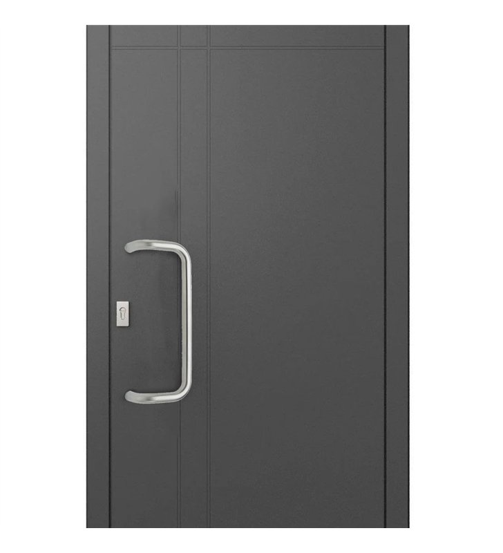 Poignée de tirage Bricard 400 mm baton maréchal pour portes intérieur exterieur inox
