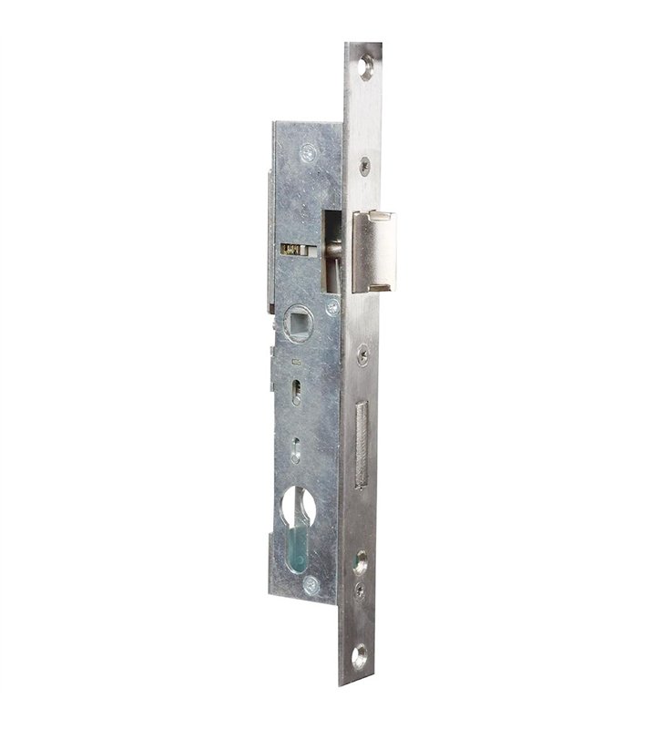 Serrure à encastrer de porte et menuiserie metalique a cylindre Axe 21 mm Reversible Bricard