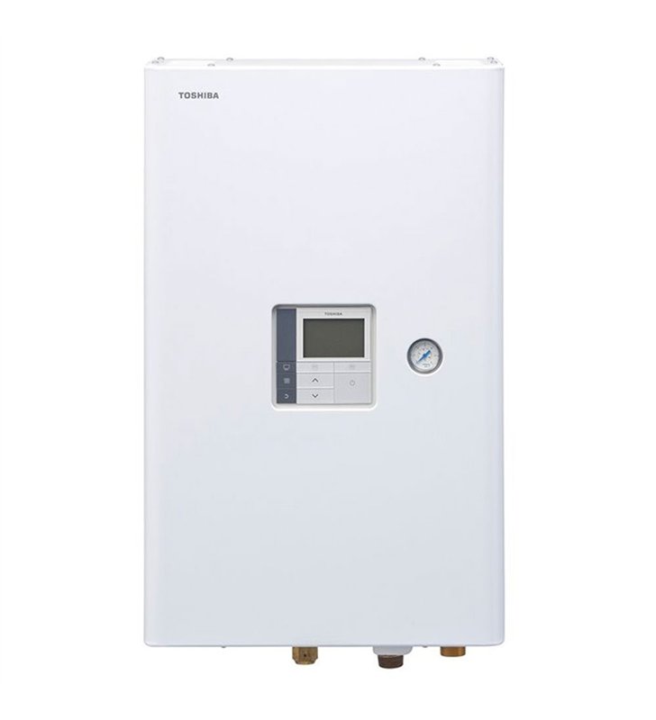 Pompes a chaleur bibloc air eau monophasé et module hydraulique Toshiba Estia 11 kW Wifi