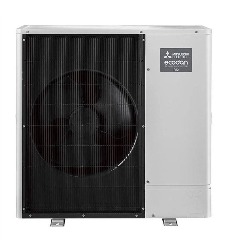 Pompe a chaleur air eau monobloc Mitsubishi 10 kW Monophasé R32 réversible