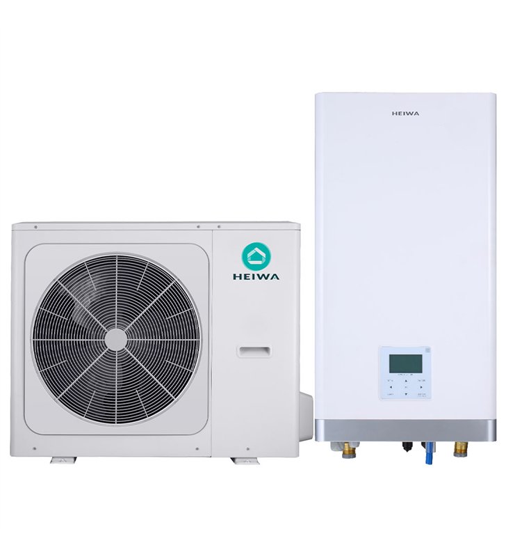 Pompe a chaleur bibloc air eau monophasée 12 kW HEIWA Hyoko Max WIFI