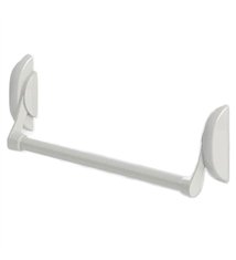 Serrure barre anti-panique 1 point exiDOM coupe-feu en applique réversible aluminium 950 mm