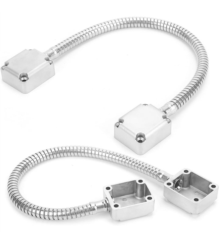 Flexible passe-cable de porte Beugnot aluminium 300 mm pour controle d’accès