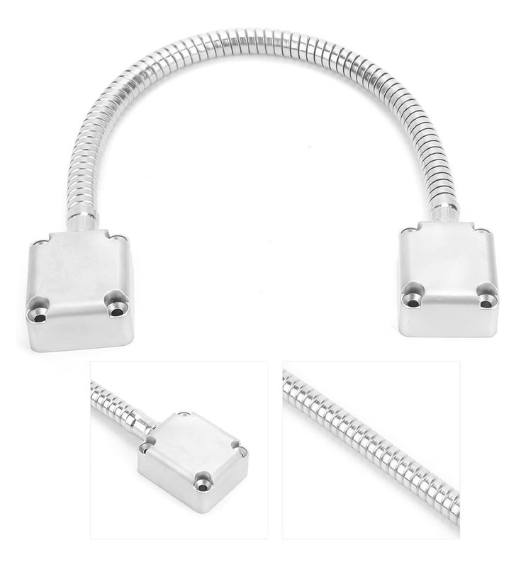 Flexible passe-cable de porte Beugnot aluminium 300 mm pour controle d’accès