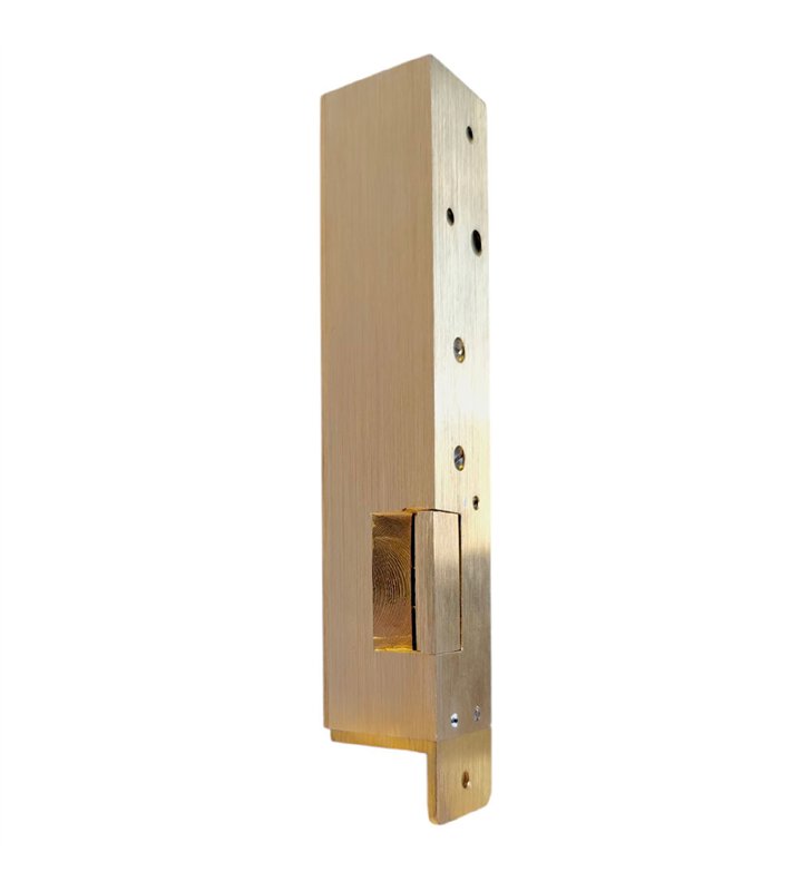 Gache électrique en applique 12V serrure verticale contact stationnaire 158 mm gauche Beugnot 10