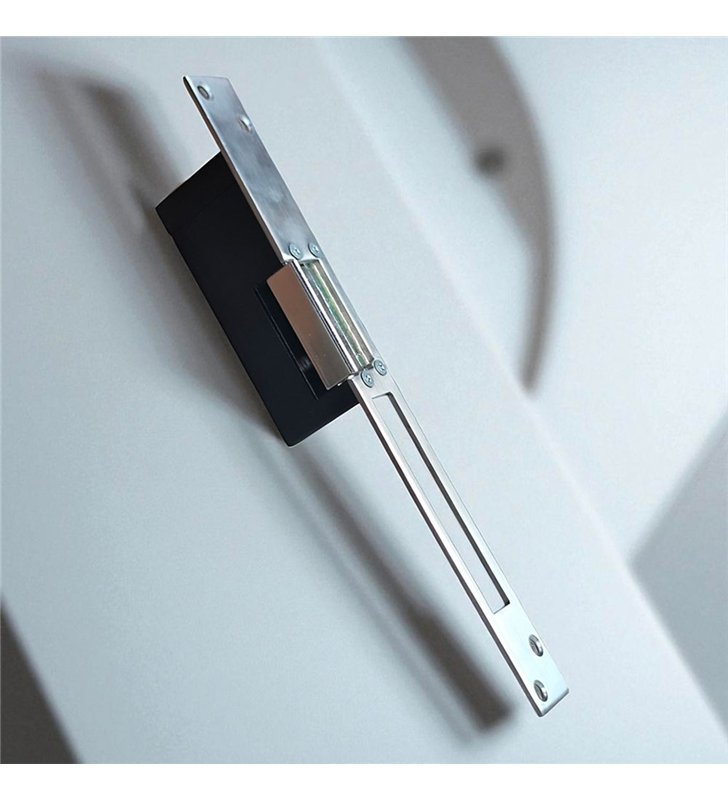 Gache électrique à encastrer 99 mm 12V gauche tirant à émission Beugnot WP 1000
