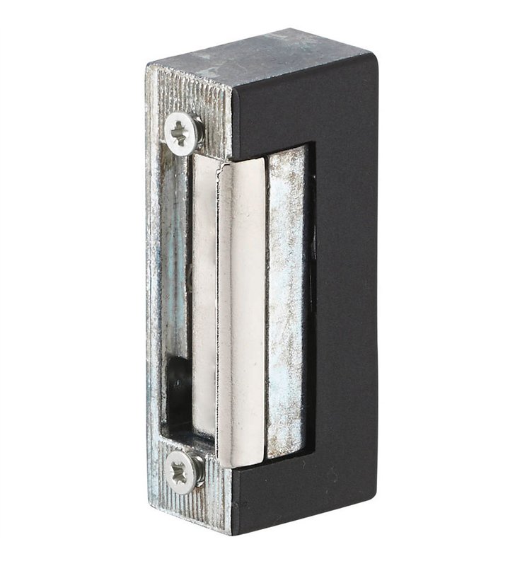 Gache électrique en applique électro inversé 12V serrure verticale 89 mm réversible Beugnot NIE