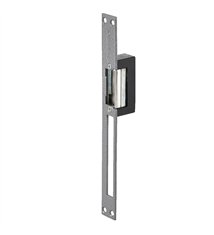 Gache électrique à encastrer 24V réversible 89 mm à émission et décondamnation Beugnot AE
