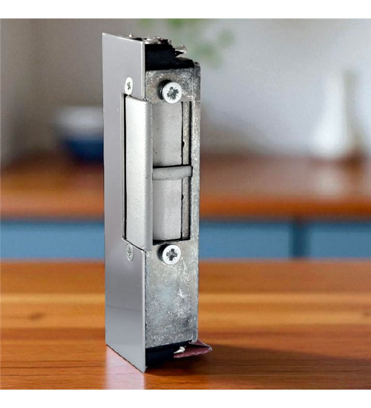 Gache électrique à émission 12V Beugnot N 500 réversible 107 mm à encastrer