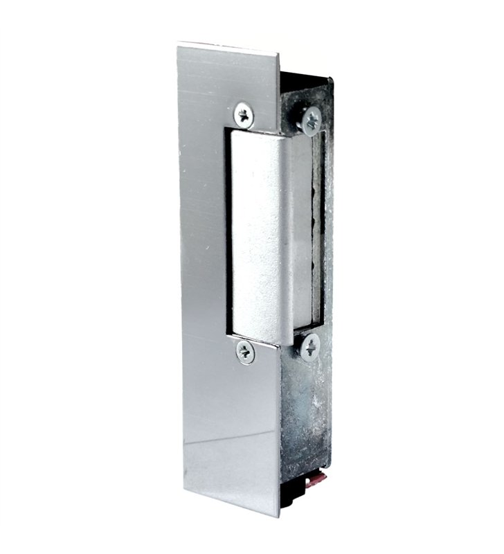 Gache électrique à encastrer réversible électro inversé Beugnot 500 24V CC 107 mm