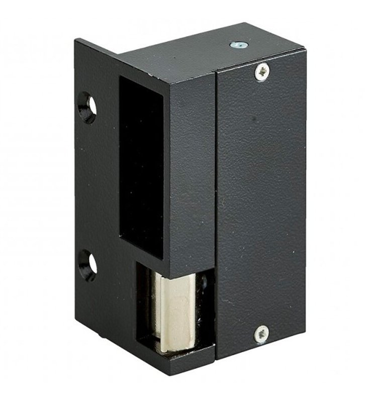 Gache électrique en applique à émission Beugnot 90 mm 24V droit pour serrure horizontale