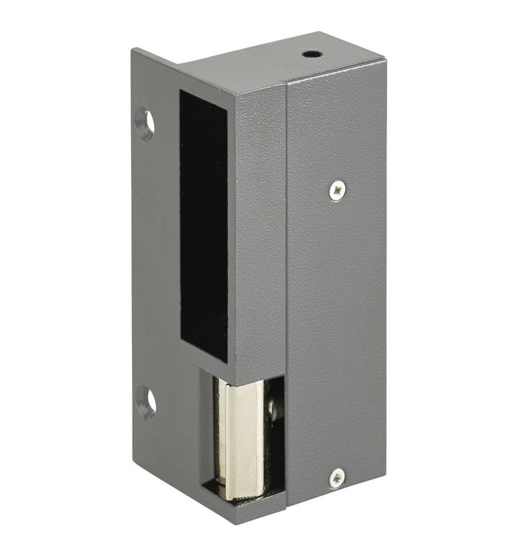 Gache électrique en applique à émission Beugnot 120 mm 24V gauche tirant pour serrure verticale