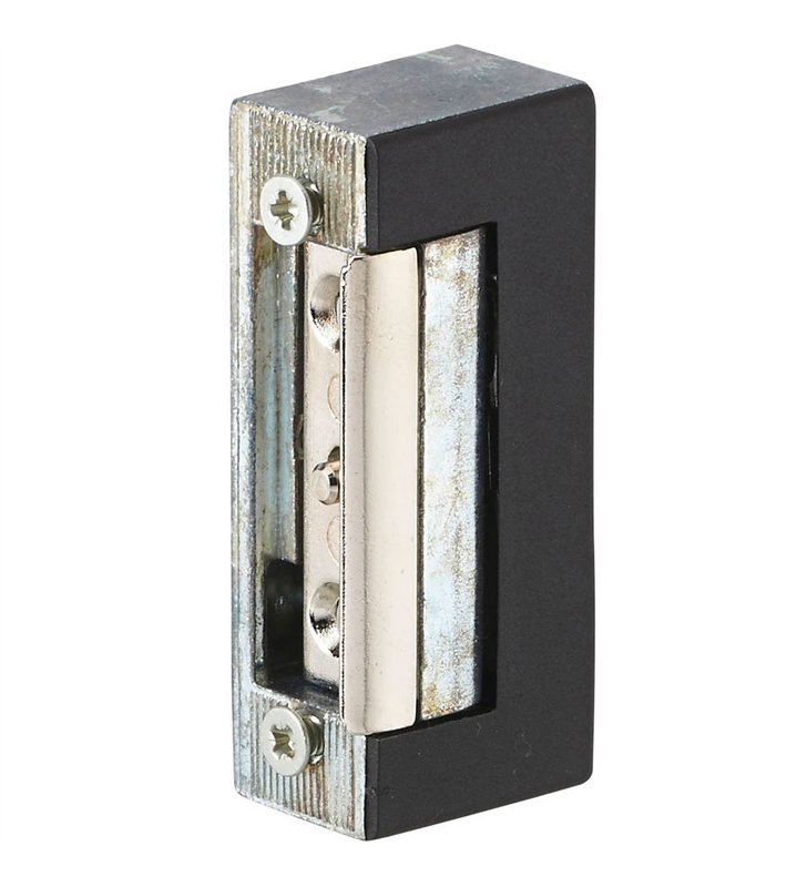 Gache électrique réversible à encastrer 69 mm 12V contact stationnaire Beugnot C