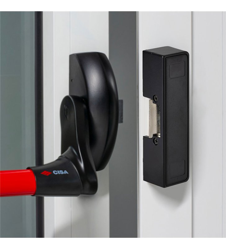 Gache électrique réversible à émission et micro contact 24V serrure anti-panique Beugnot P