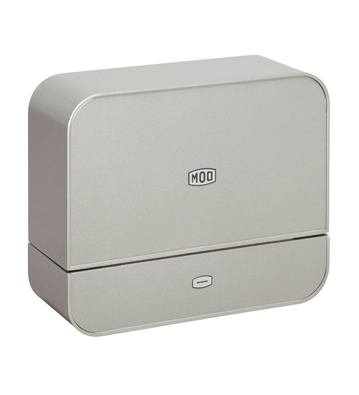 Serrure électromagnétique en applique inox pour issue de secours 24V exiDOM 400