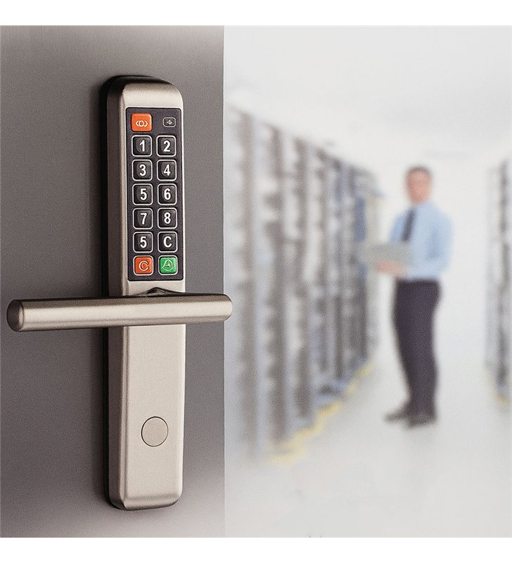 Poignée électronique à code Easykey Slim DOM Serrure pour porte intérieure droite