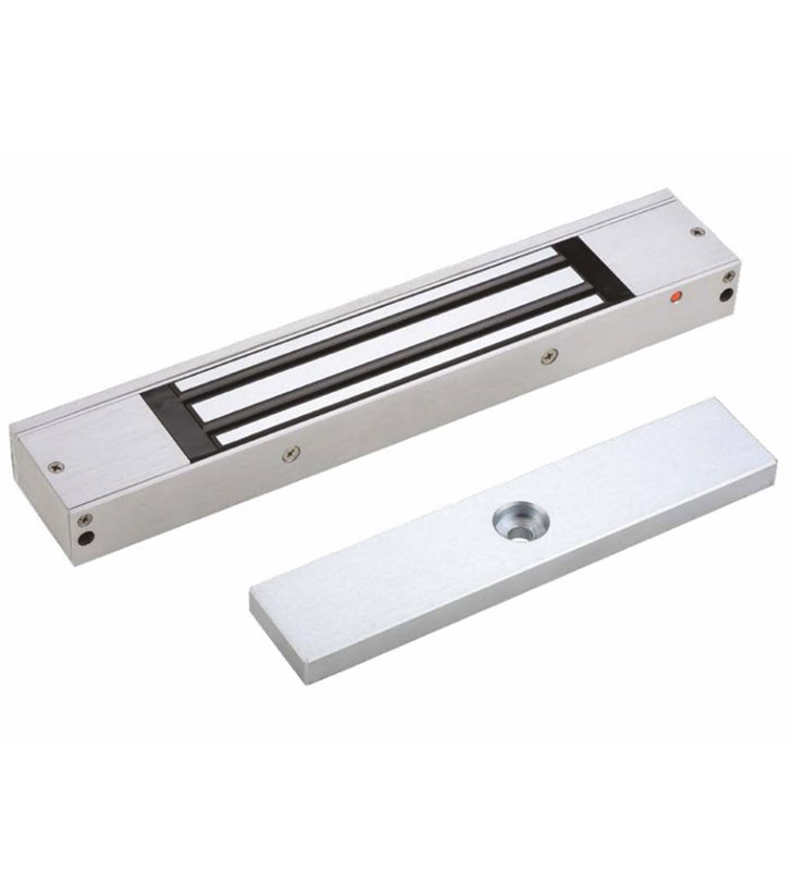 Ventouse magnétique en applique avec signalisation Beugnot iGEM 2H 12-24V CC porte 300 kg