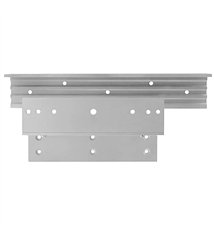 Équerre en Z et L pour ventouse aluminium 250x45 mm épaisseur 1 mm avec fixations