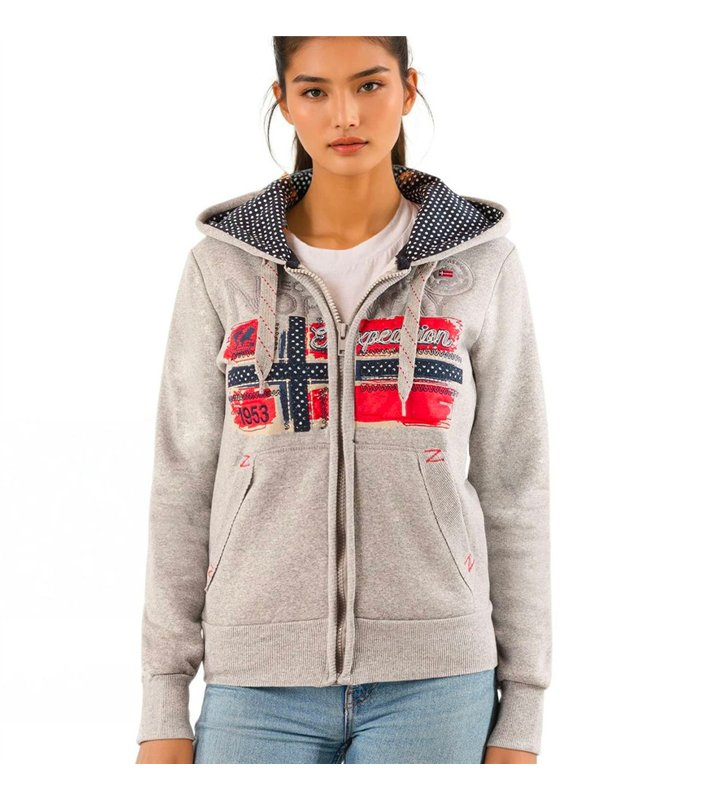 Sweat à capuche pour Femme Veste Geographical Norway Farlotte