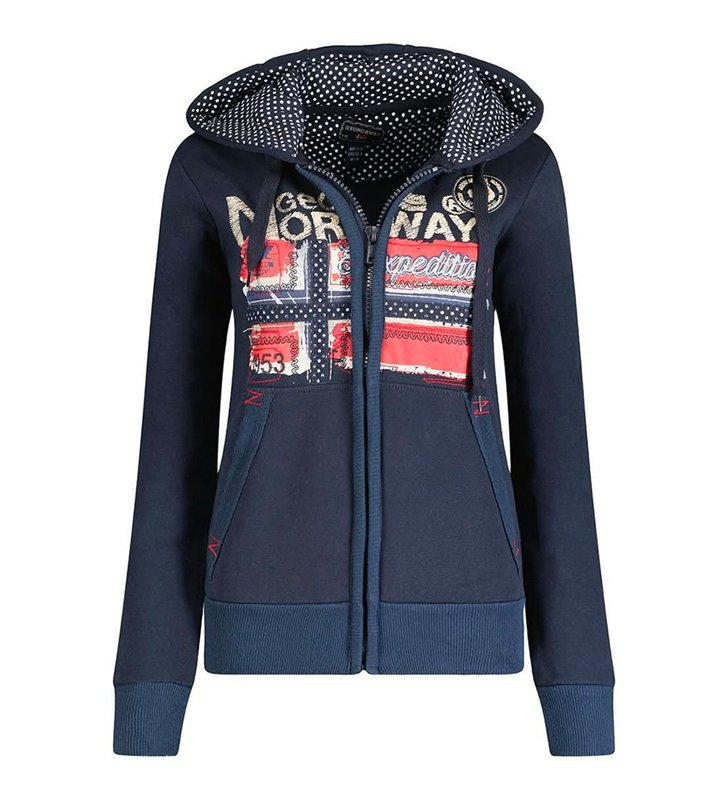 Sweat à capuche pour Femme Veste Geographical Norway Farlotte