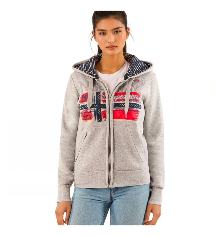 Sweat à capuche pour Femme Veste Farlotte Geographical Norway