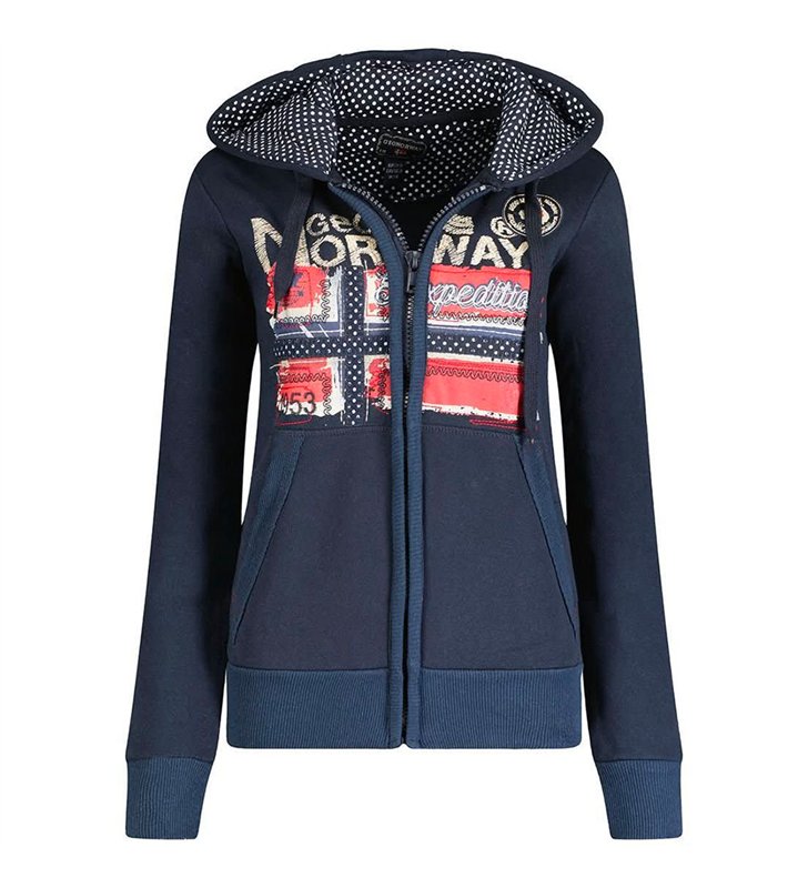 Sweat à capuche pour Femme Veste Farlotte Geographical Norway